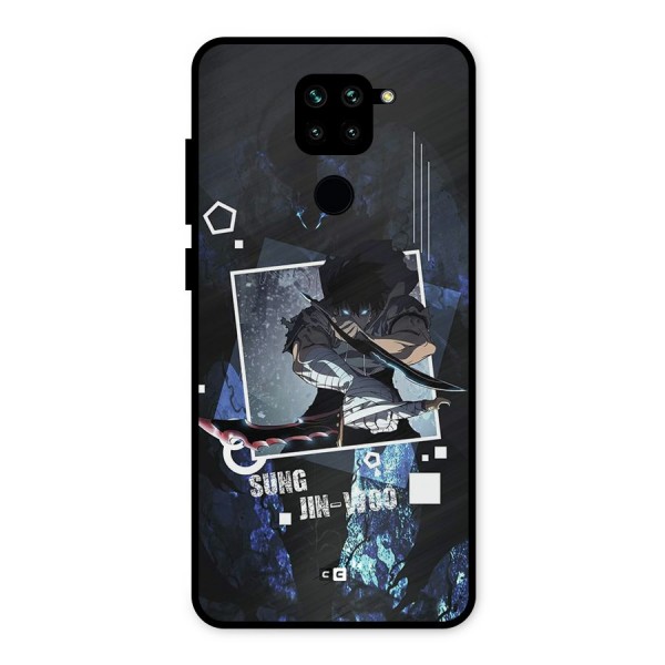 Sung Jinwoo In Battle Metal Back Case for Redmi Note 9