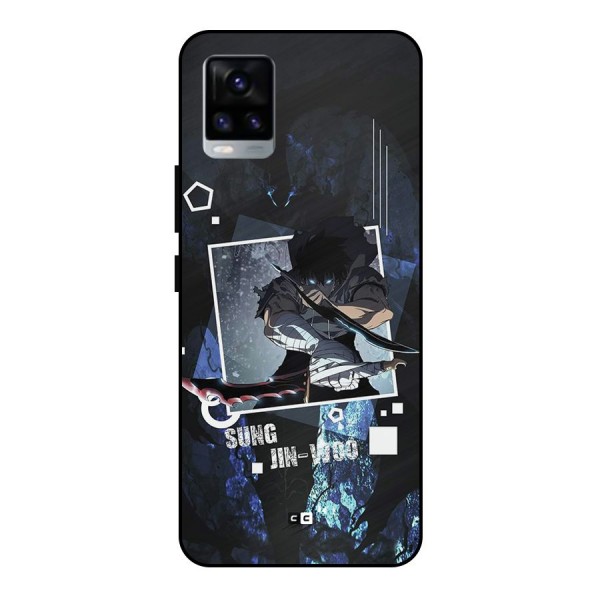 Sung Jinwoo In Battle Metal Back Case for Vivo V20