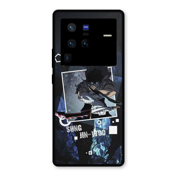 Sung Jinwoo In Battle Metal Back Case for Vivo X80 Pro