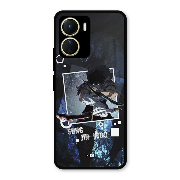 Sung Jinwoo In Battle Metal Back Case for Vivo Y16