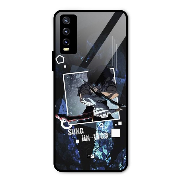 Sung Jinwoo In Battle Metal Back Case for Vivo Y20i