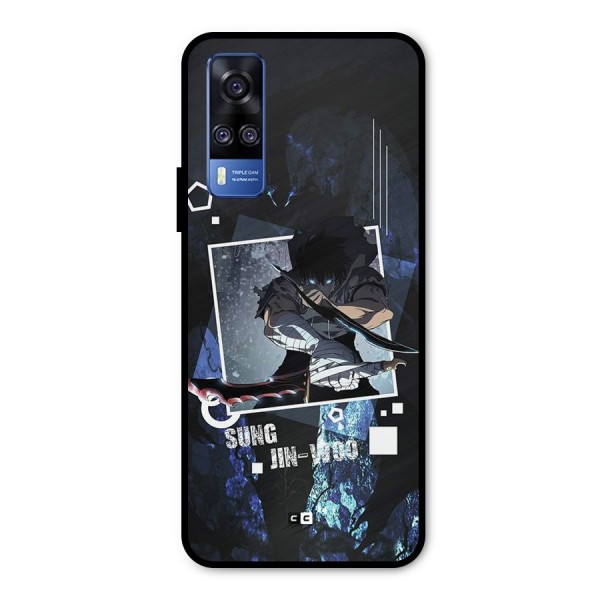 Sung Jinwoo In Battle Metal Back Case for Vivo Y51A