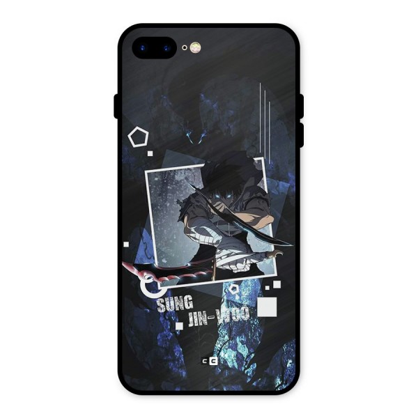 Sung Jinwoo In Battle Metal Back Case for iPhone 8 Plus