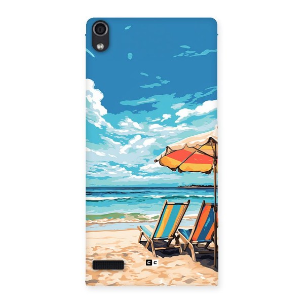 Sunny Beach Back Case for Ascend P6