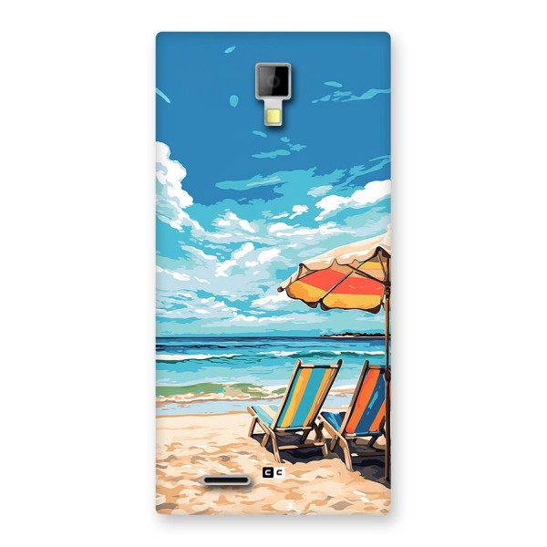Sunny Beach Back Case for Canvas Xpress A99