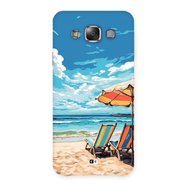 Sunny Beach Back Case for Galaxy E7