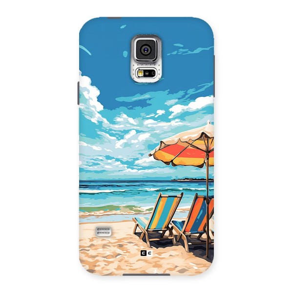 Sunny Beach Back Case for Galaxy S5