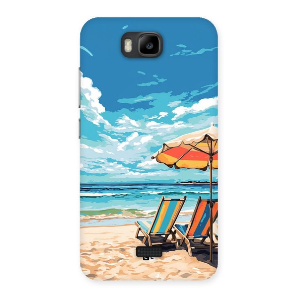 Sunny Beach Back Case for Honor Bee