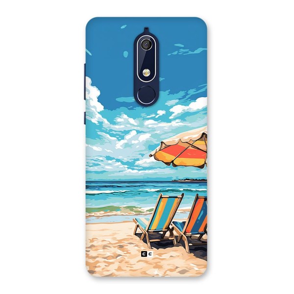 Sunny Beach Back Case for Nokia 5.1