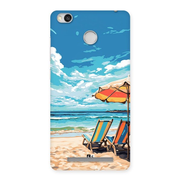 Sunny Beach Back Case for Redmi 3S Prime