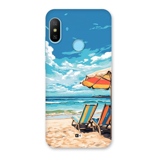 Sunny Beach Back Case for Redmi 6 Pro