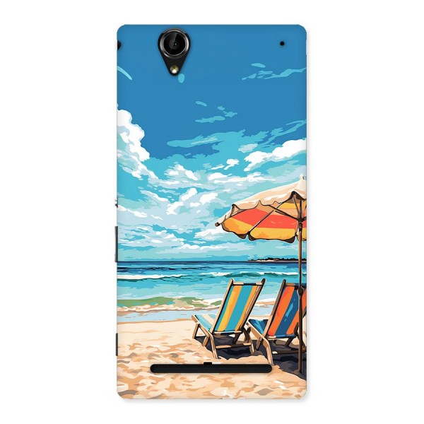 Sunny Beach Back Case for Xperia T2