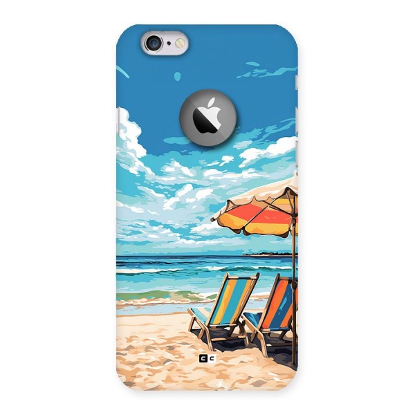 Sunny Beach Back Case for iPhone 6 Logo Cut