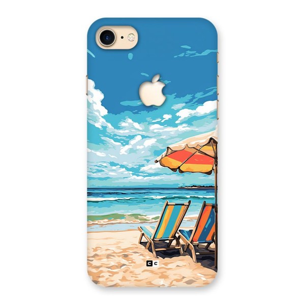Sunny Beach Back Case for iPhone 7 Apple Cut