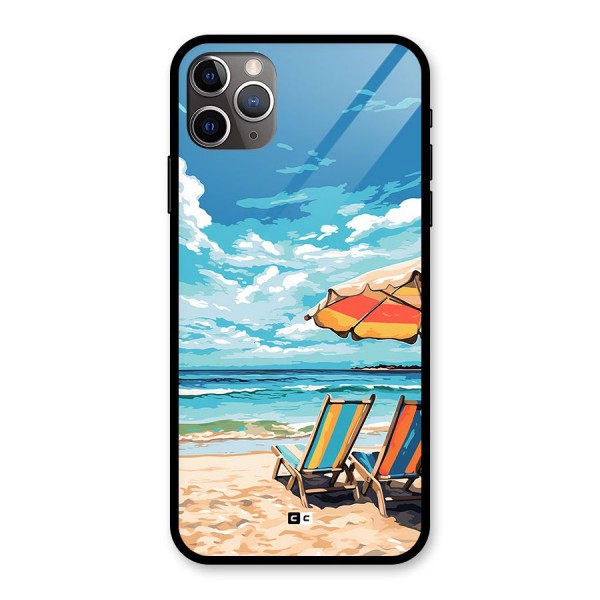 Sunny Beach Glass Back Case for iPhone 11 Pro Max