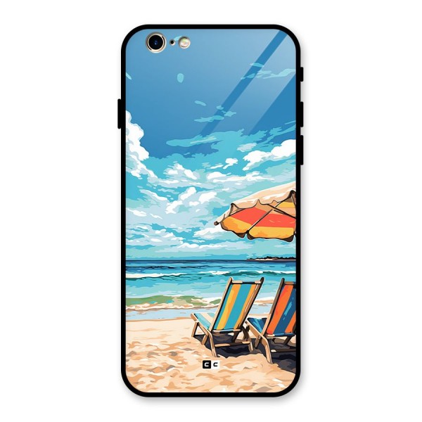 Sunny Beach Glass Back Case for iPhone 6 6S