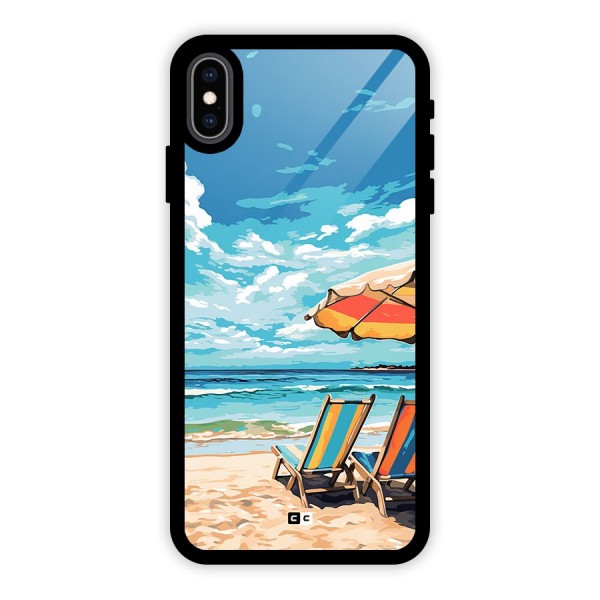 Sunny Beach Glass Back Case for iPhone XS Max