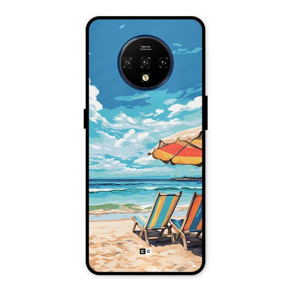 Sunny Beach Metal Back Case for OnePlus 7T