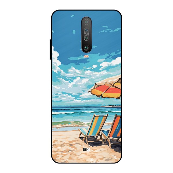 Sunny Beach Metal Back Case for Poco X2