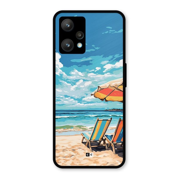 Sunny Beach Metal Back Case for Realme 9