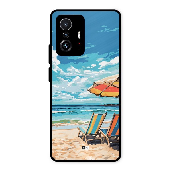 Sunny Beach Metal Back Case for Xiaomi 11T Pro