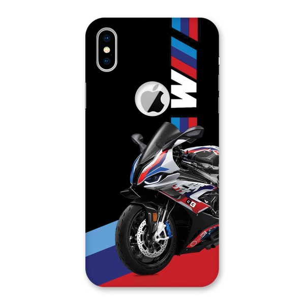 SuperBike Stance Back Case for iPhone X Logo Cut