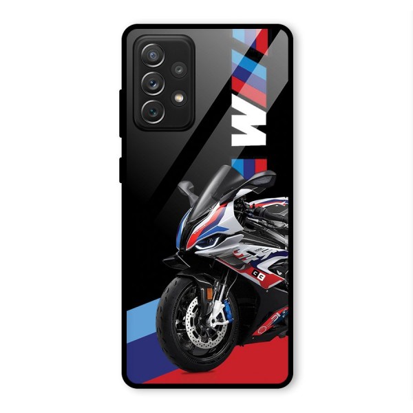 SuperBike Stance Glass Back Case for Galaxy A72
