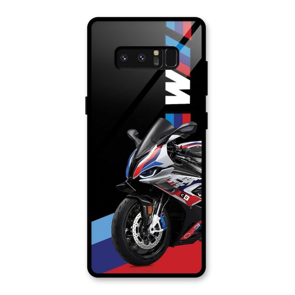 SuperBike Stance Glass Back Case for Galaxy Note 8
