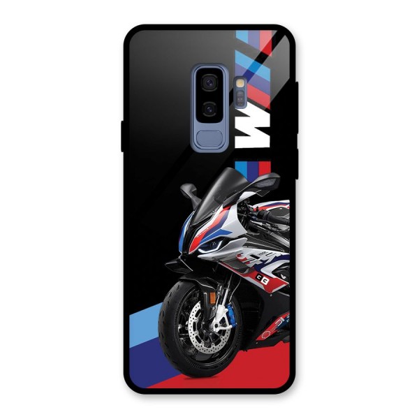 SuperBike Stance Glass Back Case for Galaxy S9 Plus