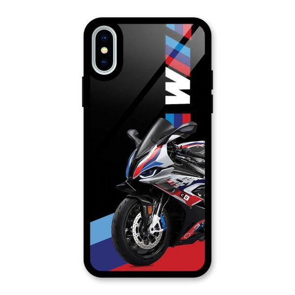 SuperBike Stance Glass Back Case for iPhone XS