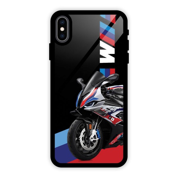 SuperBike Stance Glass Back Case for iPhone XS Max