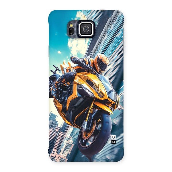 Super Bike Falling Back Case for Galaxy Alpha
