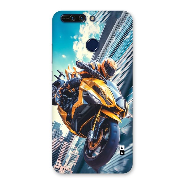 Super Bike Falling Back Case for Honor 8 Pro