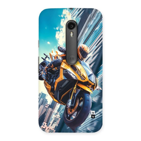 Super Bike Falling Back Case for Moto G Turbo