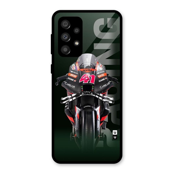 Super Biker Glass Back Case for Galaxy A32