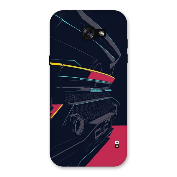 Super Car Parked Back Case for Galaxy A7 (2017)