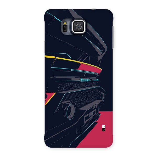 Super Car Parked Back Case for Galaxy Alpha