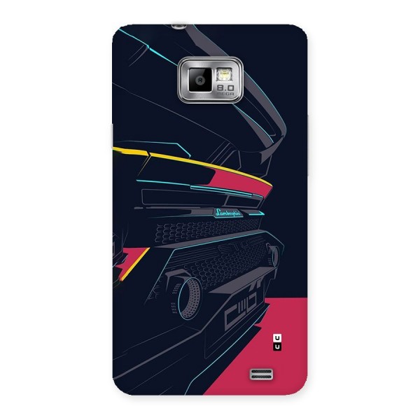 Super Car Parked Back Case for Galaxy S2