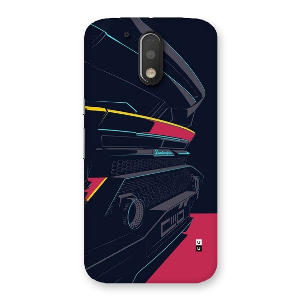 Super Car Parked Back Case for Moto G4 Plus