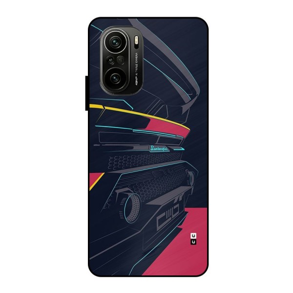 Super Car Parked Metal Back Case for Mi 11X Pro
