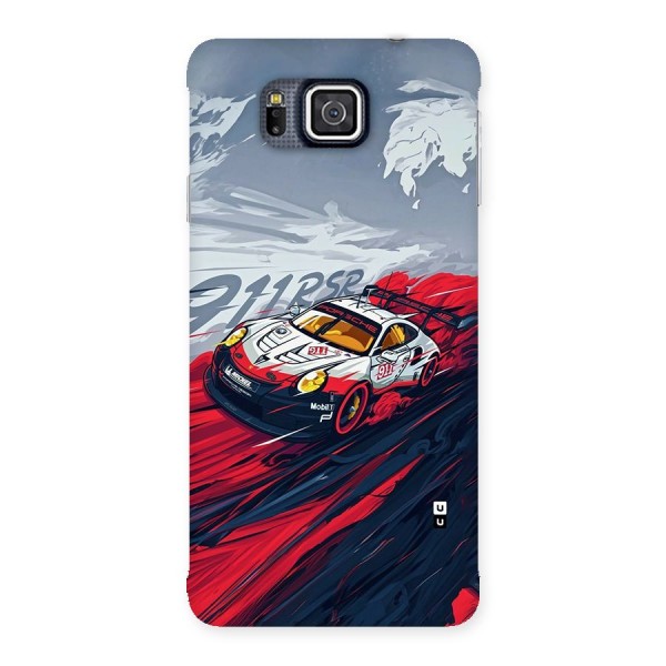 Super Car illustration Back Case for Galaxy Alpha