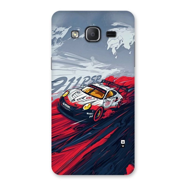 Super Car illustration Back Case for Galaxy On7 Pro