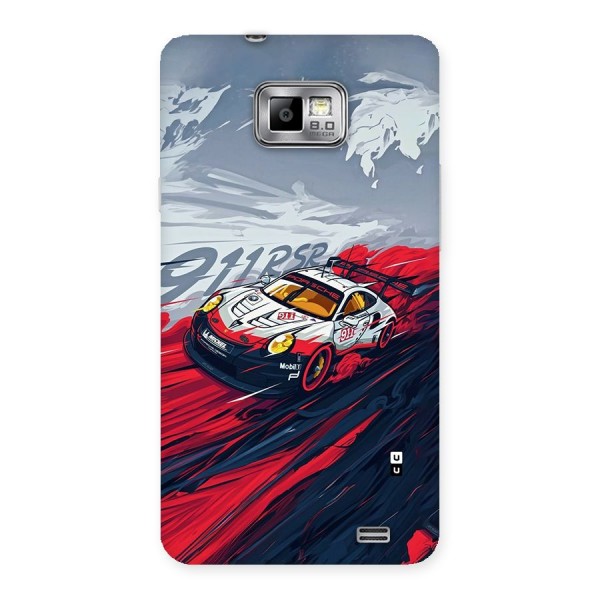 Super Car illustration Back Case for Galaxy S2