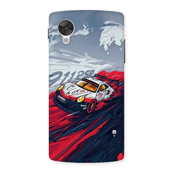 Super Car illustration Back Case for Google Nexus 5