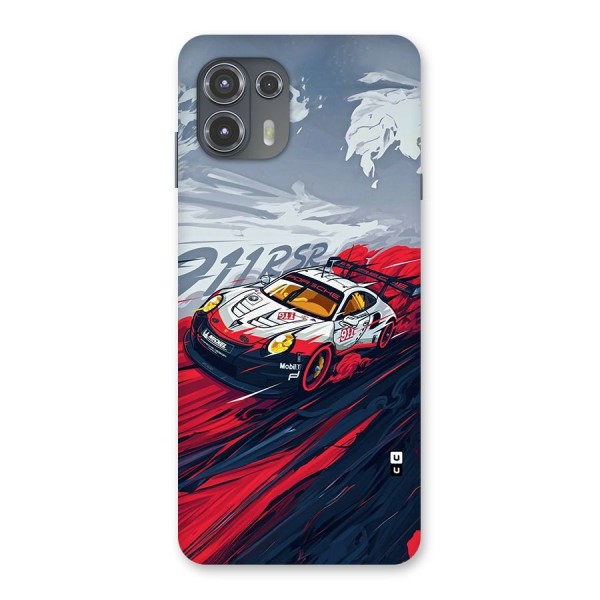 Super Car illustration Back Case for Motorola Edge 20 Fusion