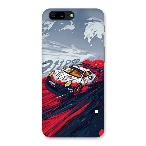 Super Car illustration Back Case for OnePlus 5