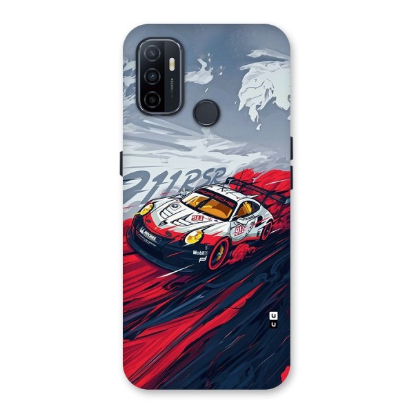 Super Car illustration Back Case for Oppo A32