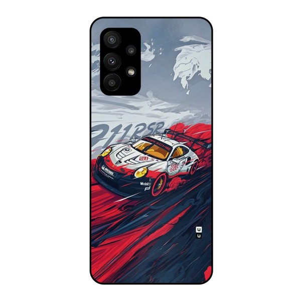 Super Car illustration Metal Back Case for Galaxy A23