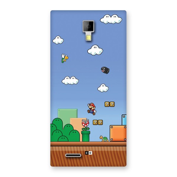 Super Plumber Back Case for Canvas Xpress A99