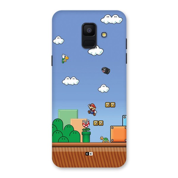 Super Plumber Back Case for Galaxy A6 (2018)